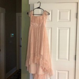 NWT Gorgeous Junior Bridesmaid Dress-Pearl Pink
